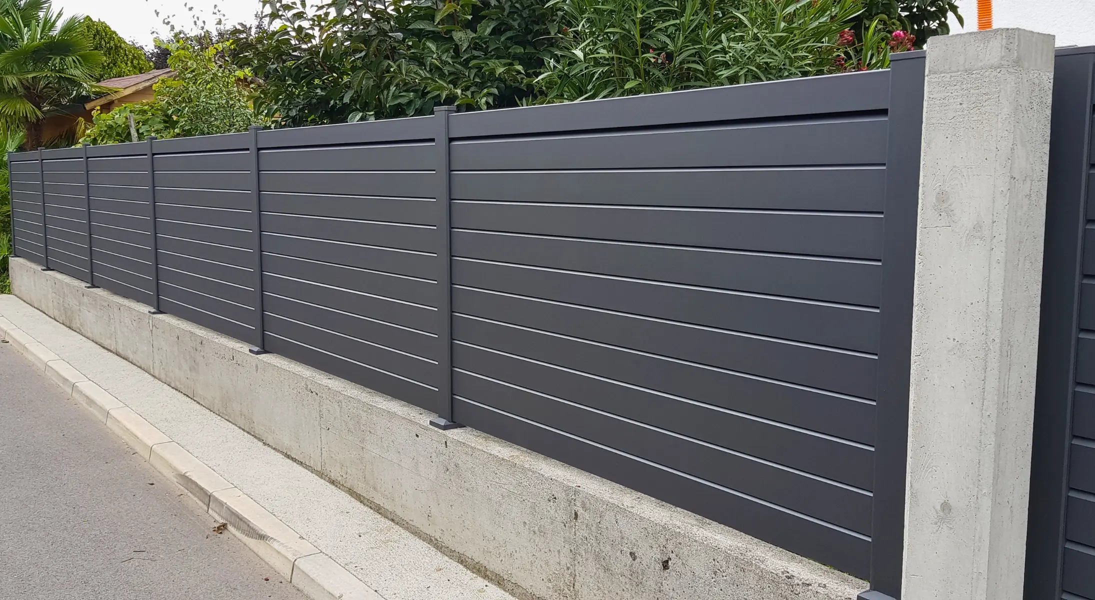 Siva Alu Ograja Za Dvorišča